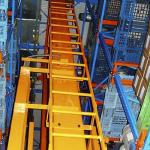 Asrs Rack System Automated Warehouse Storage And Retrieval System With Safety Curtains