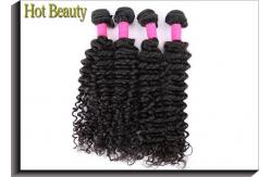 China 12 Inch 5A Virgin Unprocessed Brazilian Curly Hair Deep Wave Human Hair Extensions supplier