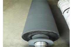China Rubber Paper Making Machine Parts Grooved Press Roll For Paper Mill supplier