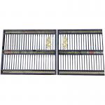 Modern Security Wrought Iron Gate Trellis Hot Dip Galvanized Steel For Front Porch for sale