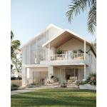 Sustainable Light Gauge Steel Villa Prefabricated Modern Steel Structure Homes for sale