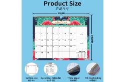 China Holiday / Seasonal Theme Custom Wall Calendar Made With Paper And Spiral Binding supplier
