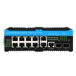 8-Port PoE Gigabit Ethernet Switch L2 Managed with DC48V Input and IP40 Protection Grade for sale