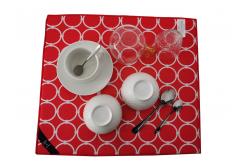 China 41x46cm 100%Polyester Microfiber Dish Drying Mat With Sponge supplier