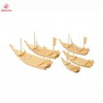 Sustainable Laser Logo 50cm Bamboo Sushi Boat for sale