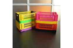 China Dairy Uesful Stackable Collapsible Storage Crates Loading 6kg supplier