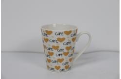 China Customized Decals Design Ceramic Drinkware 310cc Ceramic New Bone China Coffee Mug supplier