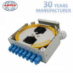 SC capacity Fiber Optic Distribution Box Metal Material fiber optic terminal box