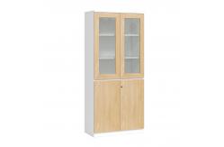 China Office Filing Cabinet Systems Wood 4 Door Vertical File Cabinet In School supplier