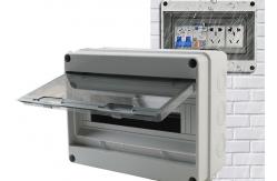 China Power Distribution Breaker Box IP65 Waterproof Din Rail Inside 250*105*195MM supplier