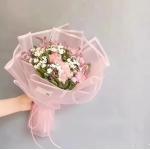 Waterproof Transparent Matte Non Woven Tissue Flowers Wrapping Paper For Bouquet for sale