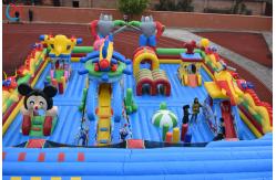 China Factory Mickey Pan Themed Inflatable House And Slide Jumping Castle supplier