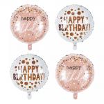 Wholesal Party Things 18 Inch Happy Birthday Round Foil Party Floating Balloons Mylar Balloons For Birthday for sale