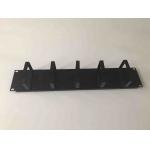 Five Ring Horizontal Cable Manager Metal Type 2U Height 19 Inch For Internet Data Center for sale