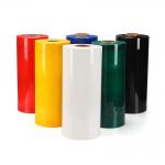 Colored biodegradable pallet wrap plastic stretch film Jumbo Roll Machine for sale