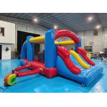 Commercial Bounce House With Blower Double Slide Inflatable Bouncy House With Double Slide Combo For Sale for sale