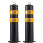 H 700MM Surface Mounted Bollard Thickness 3mm 5kg Removable Parking Bollard for sale