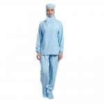 Cleanroom Hooded Anti Static Workwear Long Sleeve Shirt Pants for sale
