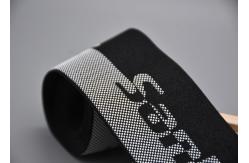China White Silicone Dots Non Slip Elastic Band For Garments Custom Printed supplier