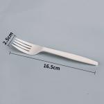 16.5CM Pla Compostable Bulk Plastic Forks Disposable Cutlery for sale