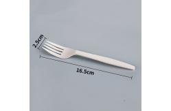 China 16.5CM Pla Compostable Bulk Plastic Forks Disposable Cutlery supplier