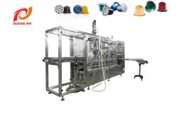 China Double Lanes Nespresso In Compost Coffee Capsule Filling Machine supplier