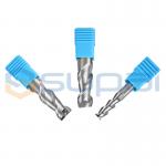 Durable 3 Flute End Mill Aluminum / Aluminum Cutting Tools AlTiN Coating for sale