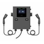 IP55 2*22kw Wallbox charger for Commercial Use Dual guns wallbox for sale