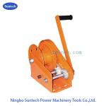 1800 Lb Marine Hand Winch Orange Ship Deck Equipment For Trailer Automatic Brake for sale