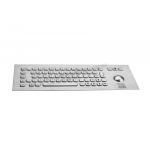 Dynamic Waterproof Stainless Steel Keyboard With Trackball