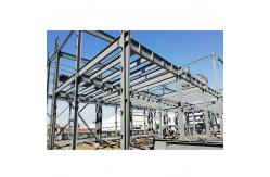 China Bolt Connection Prefabricated Steel Structures with Galvanized Finish Strength / Easy Installation supplier