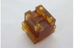 China Lathe Turning Precision Machined Plastic Parts Components With Lasering Engraving supplier
