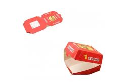 China Wholesale Custom Biodegradable Burger Boxes Clam Shell Takeout Paper Packaging supplier