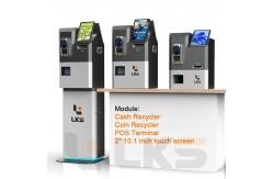 China User-Friendly Dual Screen Self Payment Kiosk with Cash Coin Handling and Software supplier