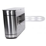 Luxury Slim Intelligent Full Automated Pedestrian Swing Gate With Marble Top Cover