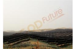 China Slew drive 1000V Horizontal Single Axis Solar Tracker Fast Installation supplier