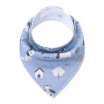 24 Months Organic Cotton Drool Bibs Unisex Newborn Bibs With Adjustable Snaps for sale