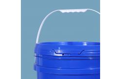 China Nozzle Spout Cover 20L Plastic Bucket for Lubricant and Water Translucent supplier