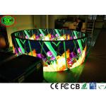 Iron Cabinet 1R1G1B P4 Circle Flexible Led Screen SMD2121 full color led display screen indoor full color led display for sale