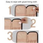 Lager Capacity Double Layer Toiletry Bag With Handle