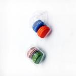 Transparent thermal forming blister tray 2 pack macaron packaging box for sale