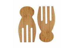 China Recycled Bamboo Salad Set Best Smooth Surface For Serving Salad / Pasta / Soup supplier