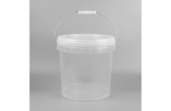 China 10L Customized Clear Plastic Toy Buckets Plastic Beach Pails With Lids supplier