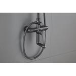 Cold Hot Water Mixer Gray ODM Rain Shower Faucets