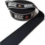 40m Roll Printed Elastic Bands 3.5cm Picot Elastic For Underwear
