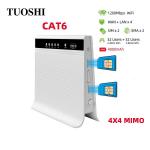 AC1200 1200Mbps Mesh WiFi Dual Band Unlocked 4G LTE Modem Router 2 SIM Card Slot for sale