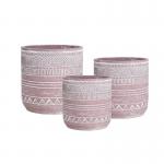 Flower / Green Plant Glass Reinforced Concrete Plant Containers With Drainage Holes for sale
