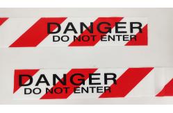 China Custom Design Plastic Barrier Tape Caution tape Made of PE supplier