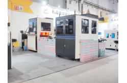 China Bi-Channel Intelligent Fully Automatic Rigid Box Hardcover Visual Positioning Machine supplier