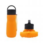simple modern usa drinkware Collapsible Silicone Water Bottle manufacturers with marking for sale